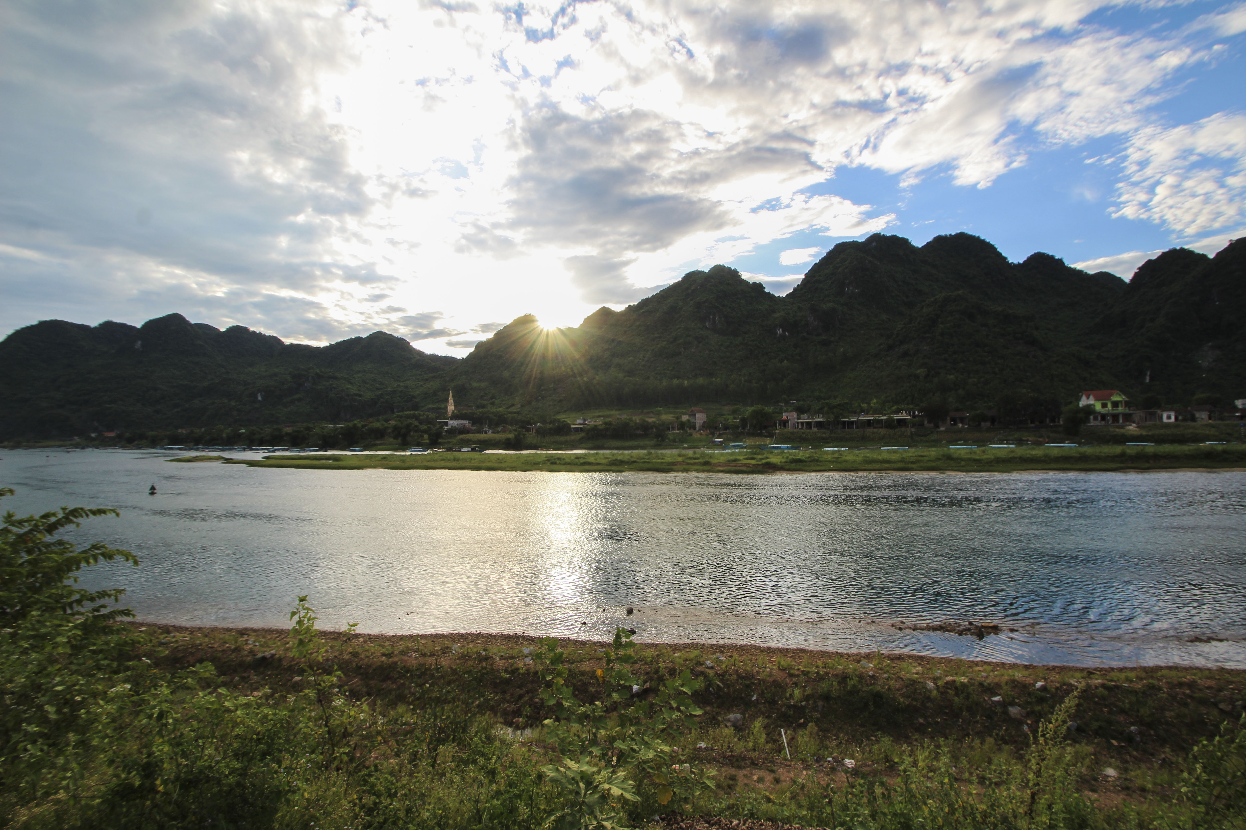 The view from our Homestay in Phong Nha, Vietnam