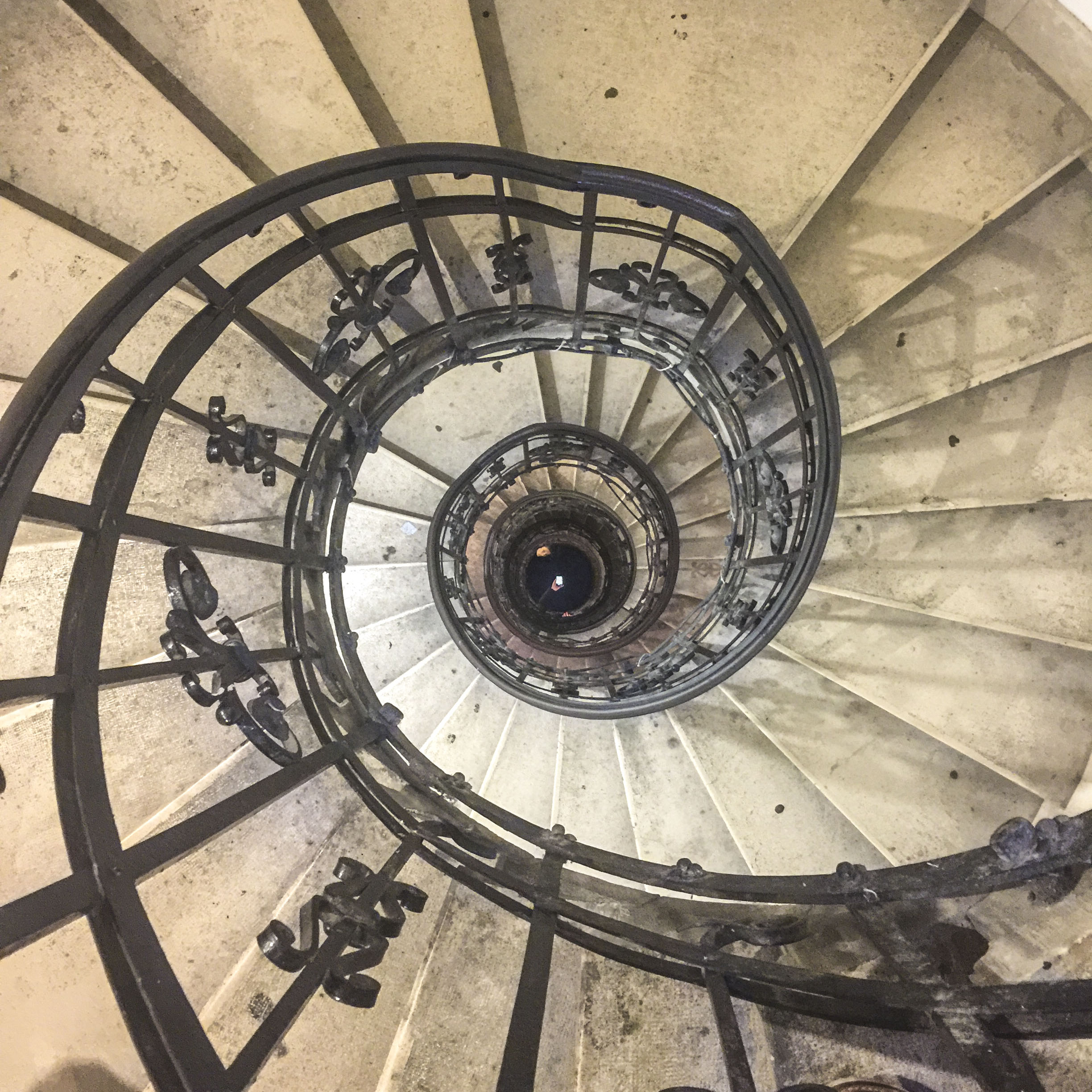 Stairs at the Basilica, Budapest, Hungary