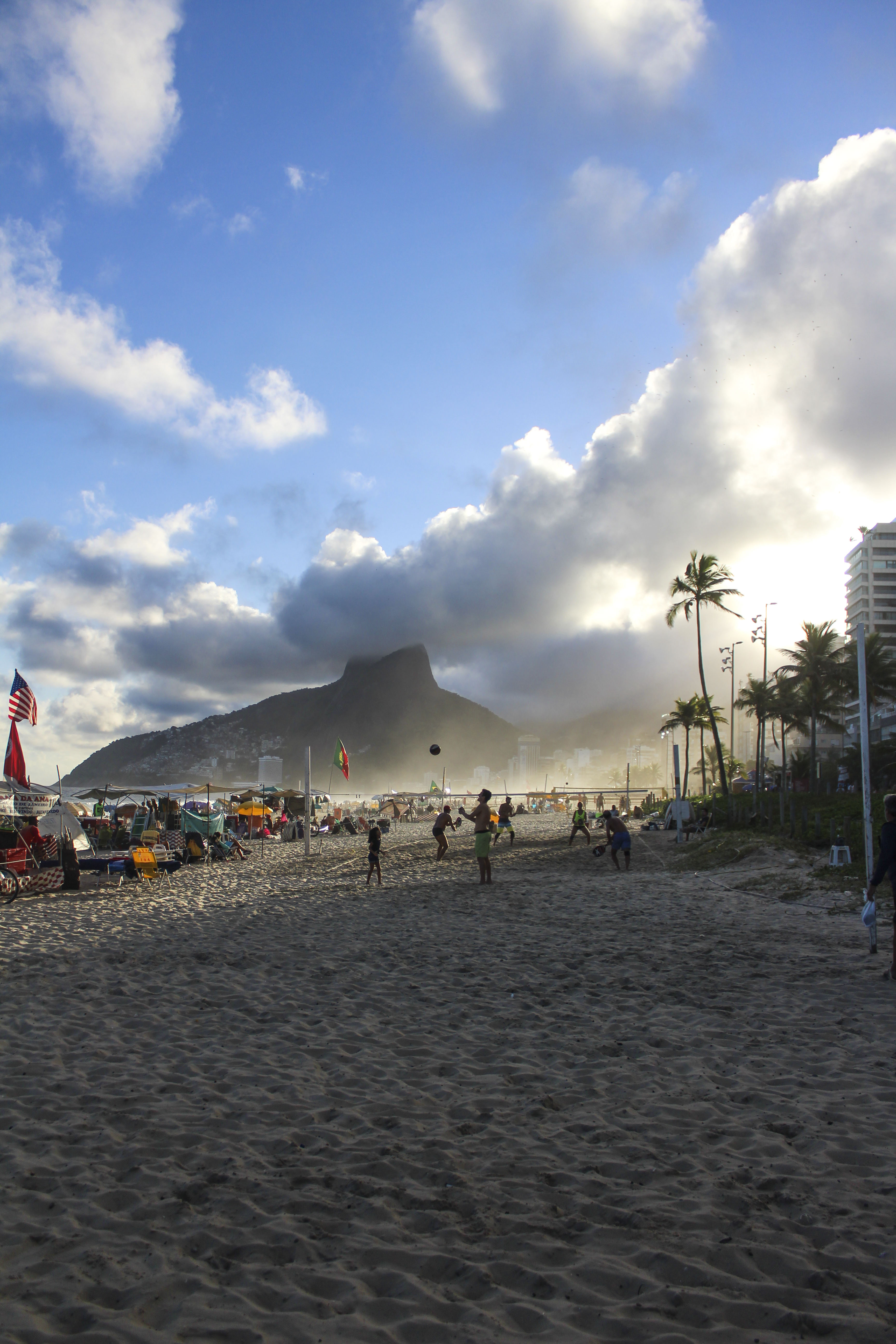 A bank holiday on Ipanema Beach, Rio de Janeiro, Brazil