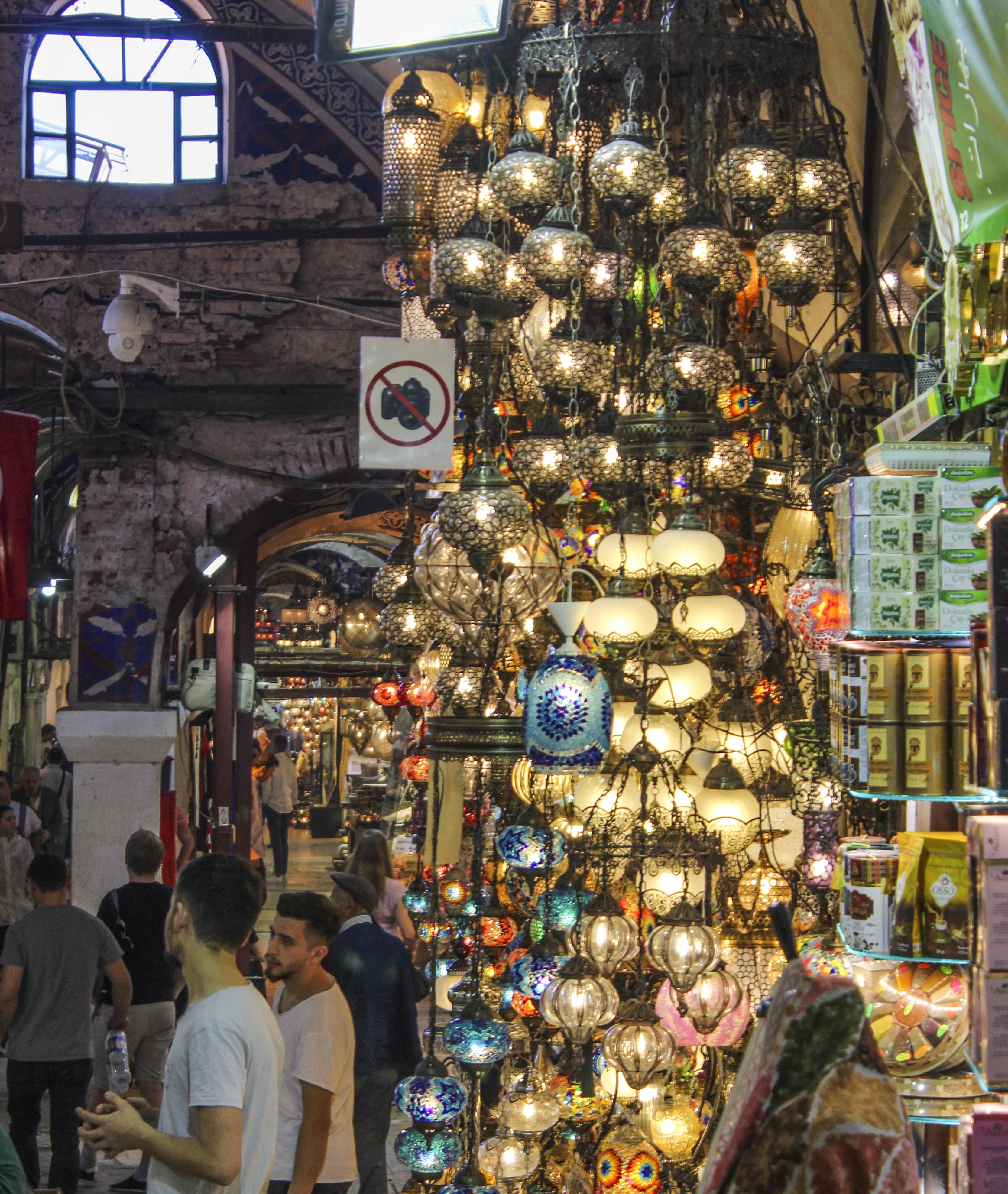 No photos in the Grand Bazaar, Istanbul, Turkey